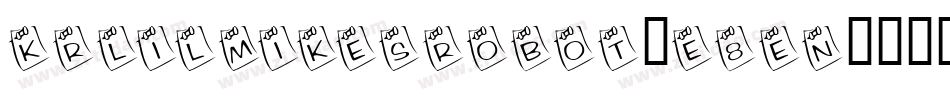 KrLilMikesRobot-E8En字体转换