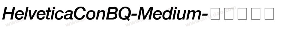 HelveticaConBQ-Medium字体转换