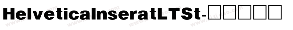 HelveticaInseratLTSt字体转换