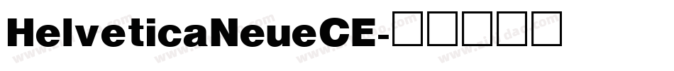 HelveticaNeueCE字体转换