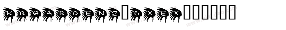 KrGardenz-BXEx字体转换