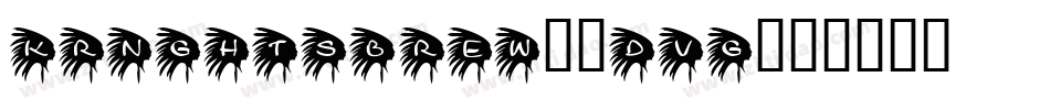 KrNghtsBrew-6dvg字体转换