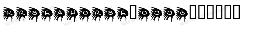 KrSeahorse-ojjB字体转换