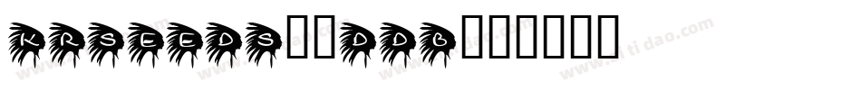 KrSeeds-4ddB字体转换