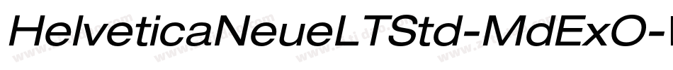 HelveticaNeueLTStd-MdExO字体转换