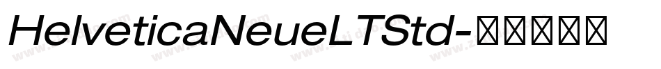 HelveticaNeueLTStd字体转换