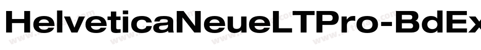 HelveticaNeueLTPro-BdEx字体转换