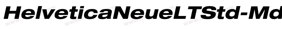 HelveticaNeueLTStd-MdExO字体转换