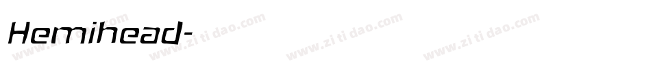 Hemihead字体转换