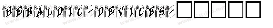 Heraldic-Devices字体转换