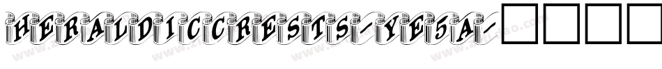 HeraldicCrests-YE5a字体转换