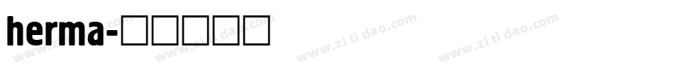 herma字体转换