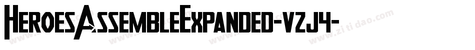 HeroesAssembleExpanded-vzj4字体转换