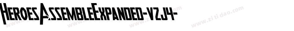 HeroesAssembleExpanded-vzj4字体转换