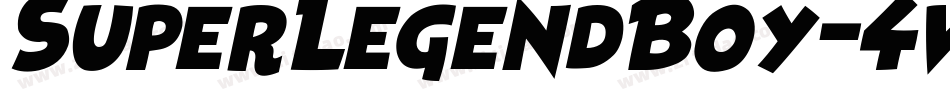 SuperLegendBoy-4w8Y字体转换