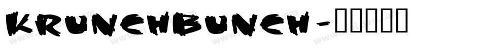 KRUNCHBUNCH字体转换