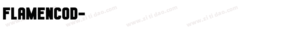FlamencoD字体转换