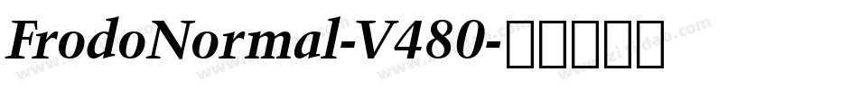 FrodoNormal-V480字体转换