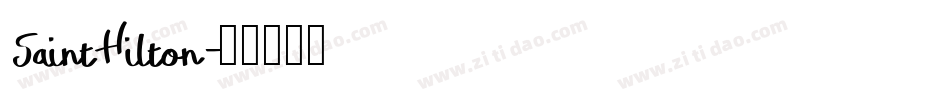 SaintHilton字体转换