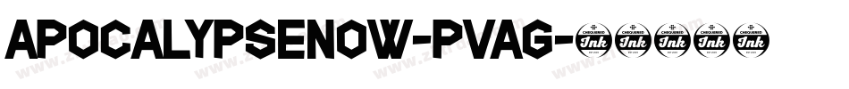 ApocalypseNow-PVag字体转换