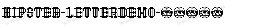 Hipster-Letterdemo字体转换