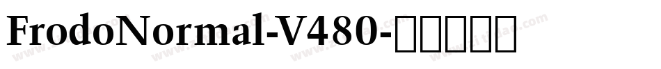 FrodoNormal-V480字体转换