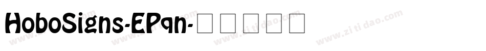 HoboSigns-EPqn字体转换