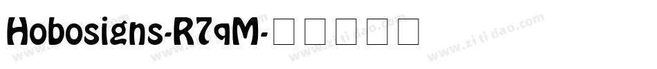 Hobosigns-R7qM字体转换