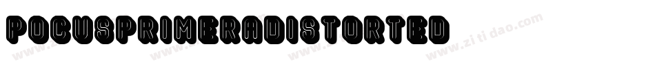 PocusPrimeraDistorted字体转换