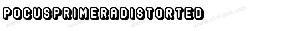PocusPrimeraDistorted字体转换