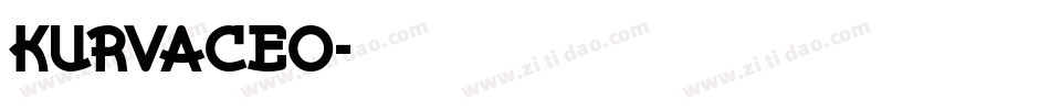 KURVACEO字体转换