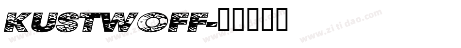 kustwoff字体转换