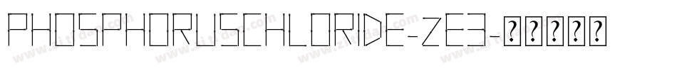 PhosphorusChloride-Ze3字体转换