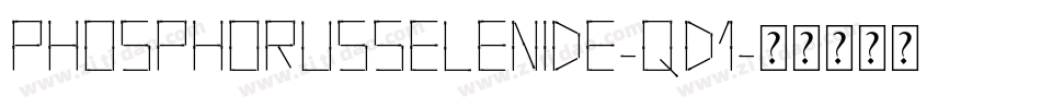 PhosphorusSelenide-qD1字体转换