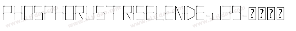 PhosphorusTriselenide-j39字体转换