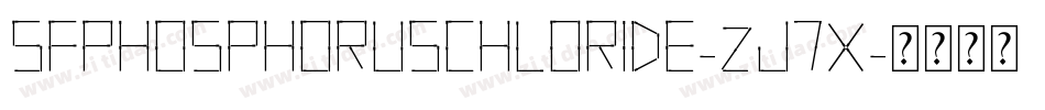 SfPhosphorusChloride-ZJ7x字体转换