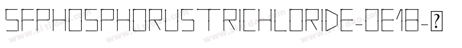 SfPhosphorusTrichloride-OE18字体转换 SfPhosphorusTrichloride-OE18字体转换