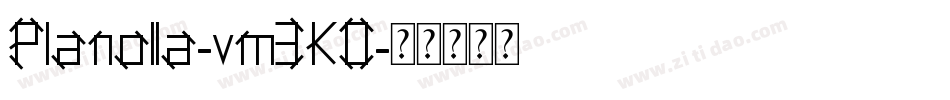 Planolla-vm3KO字体转换