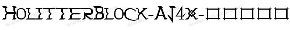 HolitterBlock-AJ4x字体转换