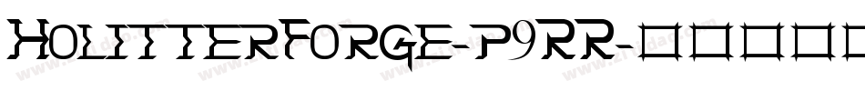 HolitterForge-p9RR字体转换
