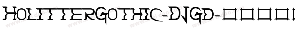 HolitterGothic-DJGd字体转换