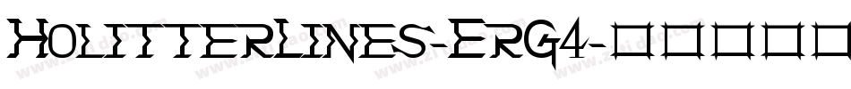 HolitterLines-ErG4字体转换