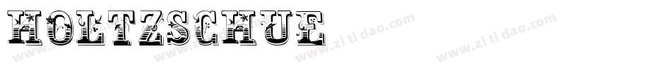 Holtzschue字体转换