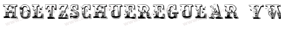 HoltzschueRegular-ywg3字体转换