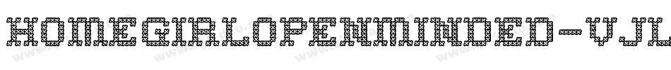 Homegirlopenminded-vjLO字体转换