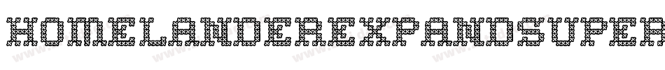 homelanderexpandsuperital字体转换