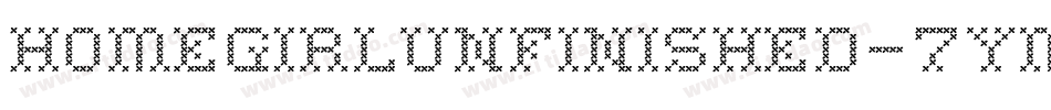 Homegirlunfinished-7yMA字体转换