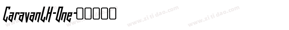 CaravanLH-One字体转换