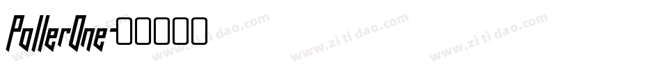 PollerOne字体转换