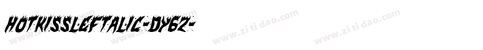 HotKissLeftalic-dY6Z字体转换